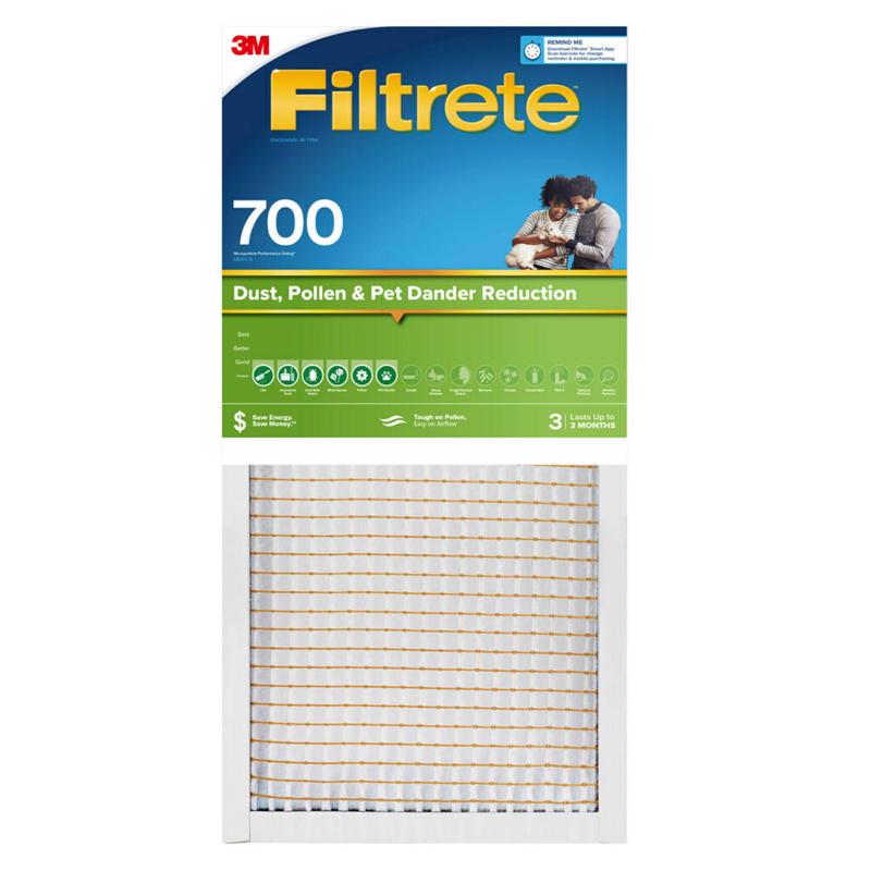 Filtrete 14 in. W X 25 in. H X 1 in. D Fiberglass 8 MERV Pleated Air Filter 1 pk