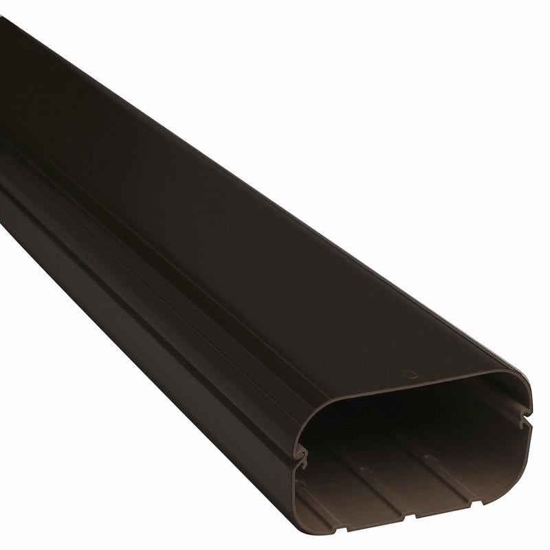 Slimduct Line Set Covers 78 in. W X 3.25 in. H Brown