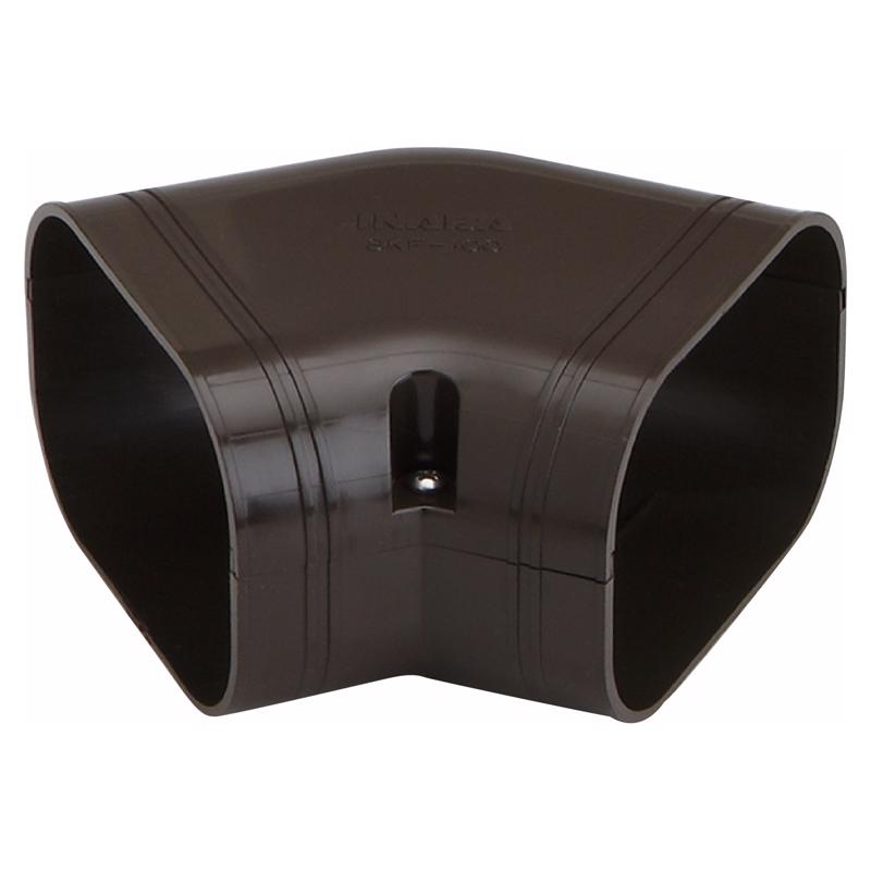 Slimduct Line Set Covers 5.25 in. W X 3 in. H Brown