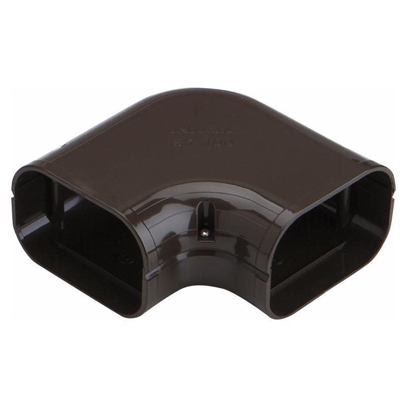 Slimduct Line Set Covers 6 in. W X 6 in. H Brown