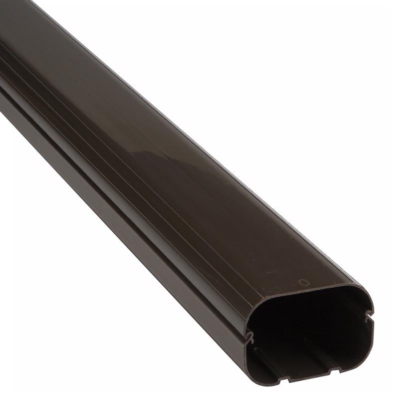 Slimduct Line Set Covers 78 in. W X 2.75 in. H Brown