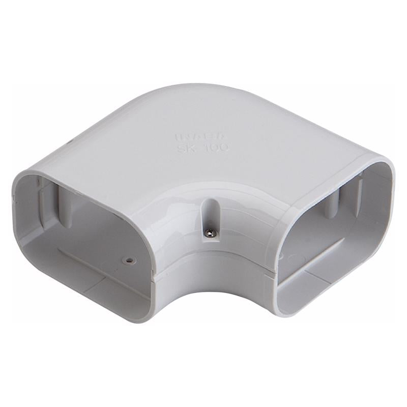 Slimduct Line Set Covers 6 in. W X 6 in. H White