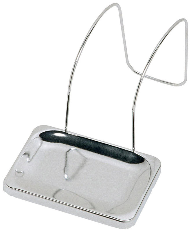 DECKO Chrome Silver Steel Soap Dish