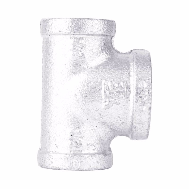 STZ Industries 1/2 in. FIP each X 1/2 in. D FIP FIP Galvanized Malleable Iron Reducing Tee