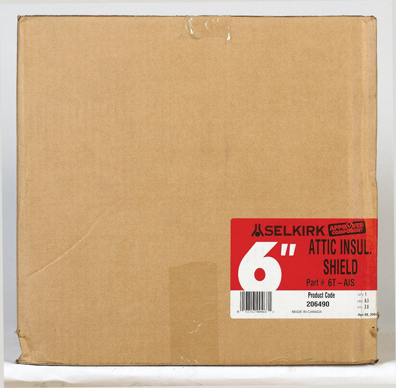 Selkirk 6 in. D X 14 in. L Steel Chimney Pipe