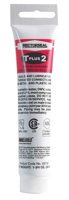 RectorSeal White Pipe Thread Sealant 1.75 oz