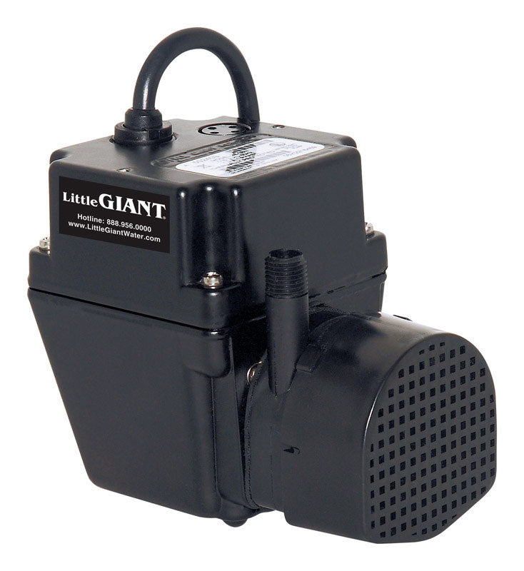 Little Giant 1/40 HP 300 gph Aluminum Switchless Switch AC Submersible Utility Pump