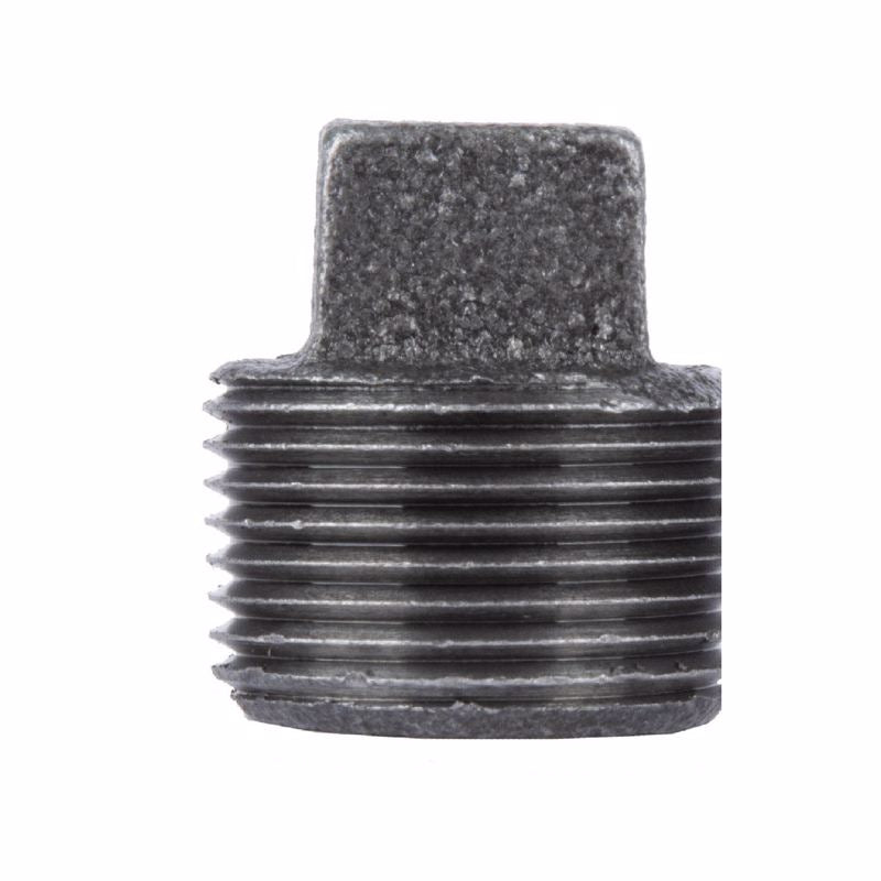 STZ Industries 3/8 in. MIP each Black Malleable Iron Plug