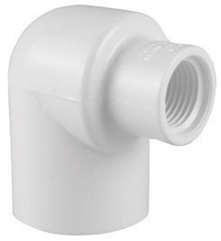 Charlotte Pipe 1 in. Slip X 1/2 in. D FPT PVC Elbow 1 pk