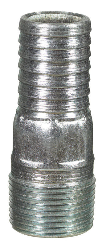 STZ Industries 1-1/2 in. Barb X 1-1/2 in. D MPT Galvanized Steel Adapter