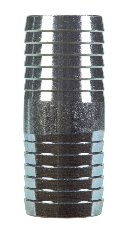 STZ Industries 1-1/2 in. Barb X 1-1/2 in. D Barb Galvanized Steel Coupling