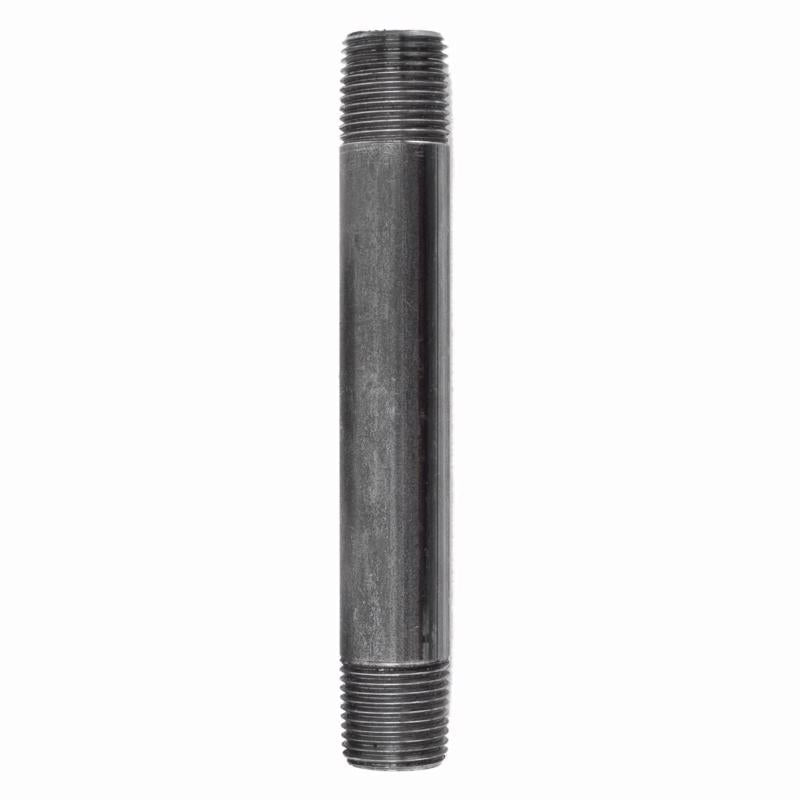 STZ Industries 1/4 in. MIP each X 1/4 in. D MIP Black Steel 5-1/2 in. L Nipple
