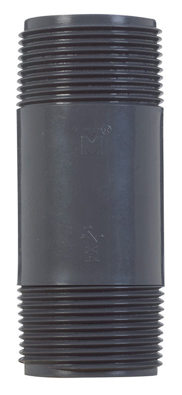 B&K Schedule 80 1-1/4 in. MPT PVC 4 in. Nipple 1 pk