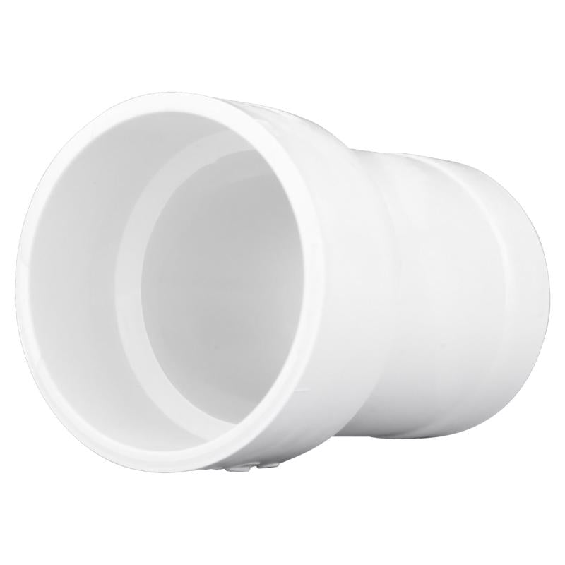 Charlotte Pipe 3 in. Hub X 3 in. D Spigot PVC Pipe Adapter 1 pk