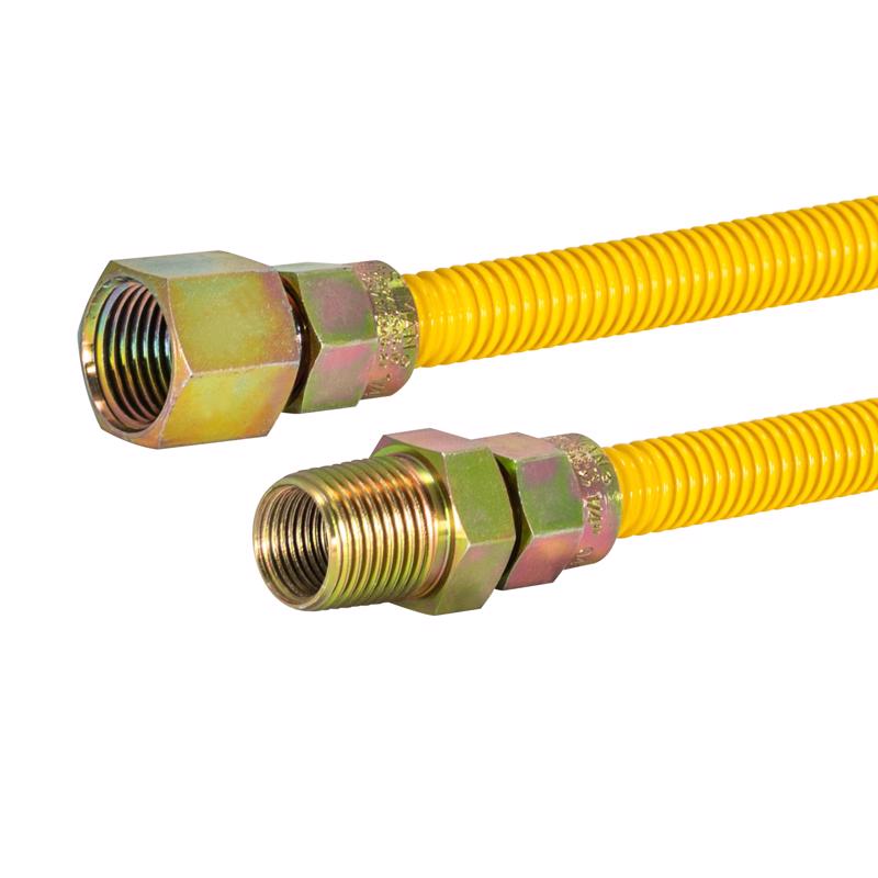 Eastman ProCoat 3/8 in. 1/2 in. D 48 in. Stainless Steel Gas Connector