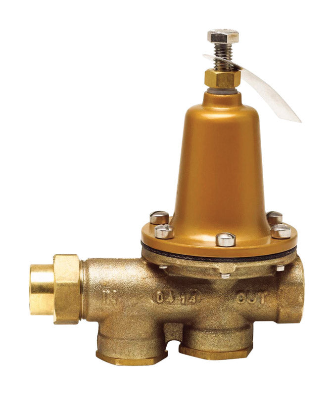 Watts 1/2 in. Female Threaded Union Brass Water Pressure Reducing Valve 1/2 in. FNPT 1 pk