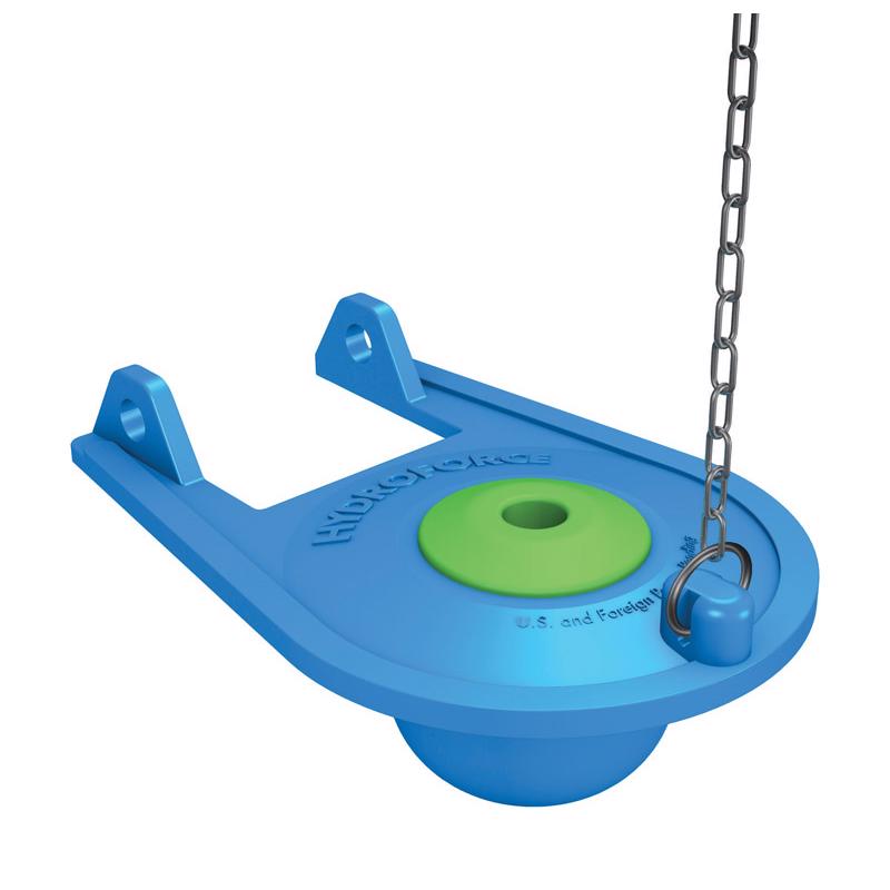 Danco HydroForce Flapper and Chain Blue Rubber/Silicone