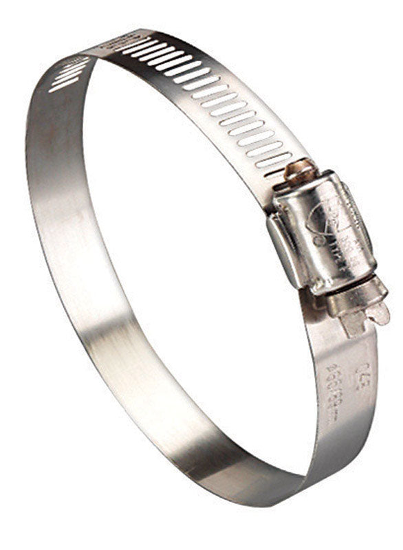 Ideal Hy Gear 1-1/2 in to 2-1/2 in. SAE 32 Silver Hose Clamp Stainless Steel Marine