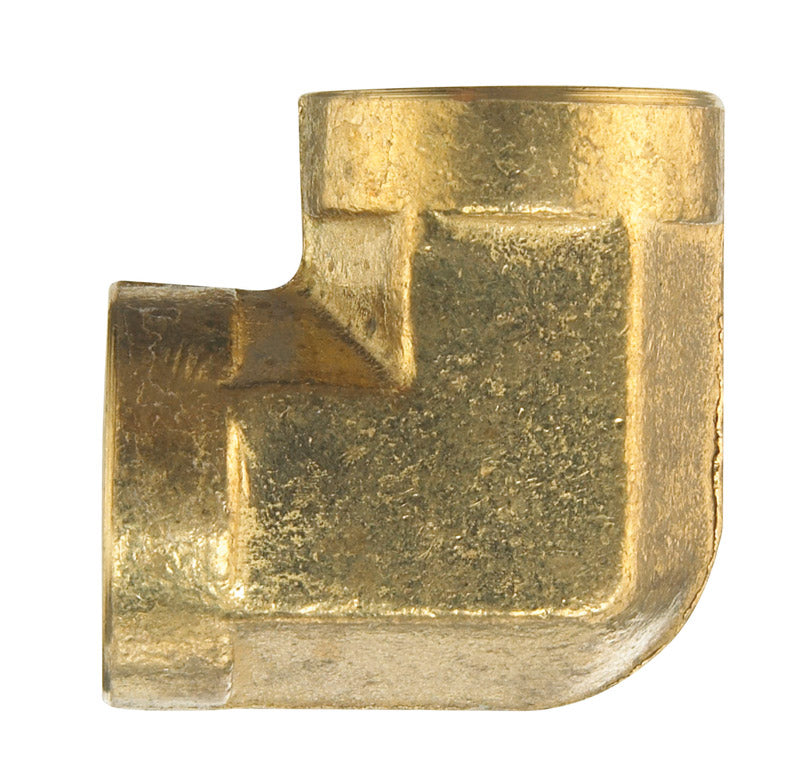 JMF Company 1/8 in. FPT X 1/8 in. D FPT Brass 90 Degree Elbow