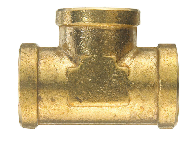 JMF Company 1/4 in. FPT X 1/4 in. D FPT Brass Tee