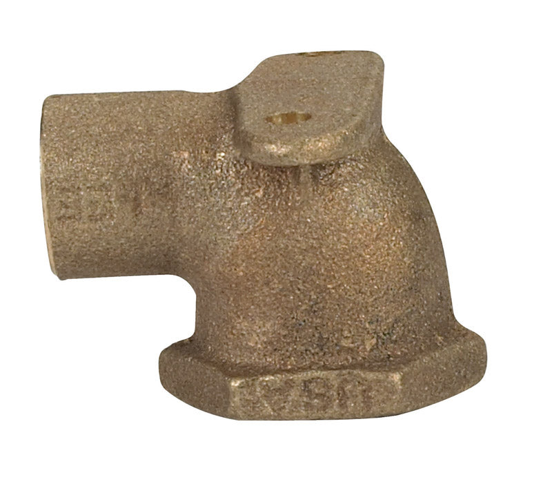 NIBCO 1/2 in. Sweat X 1/2 in. D FPT Brass Drop Ear Elbow 1 pk