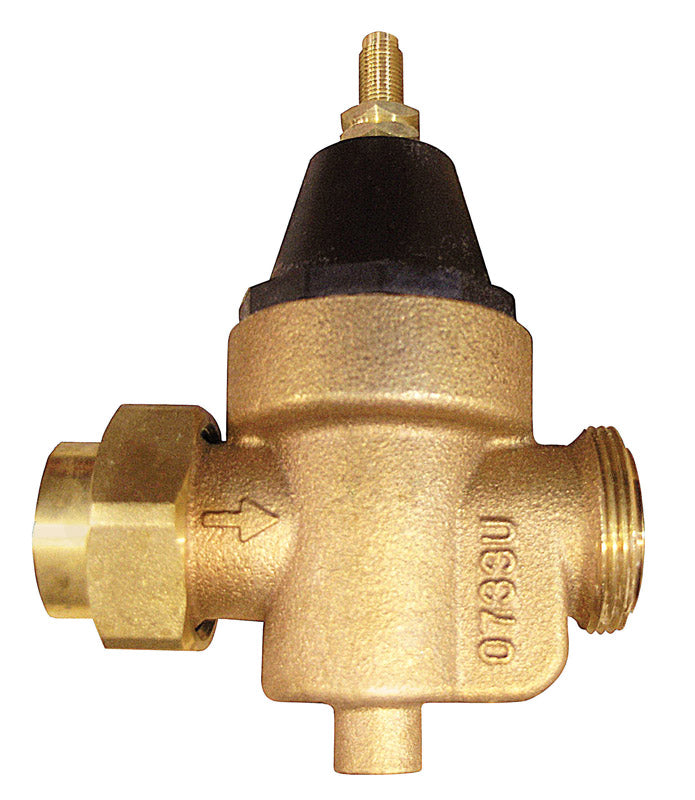 Watts 1 in. Female Solder Union Bronze Water Pressure Reducing Valve 1 in. FNPT 1 pk