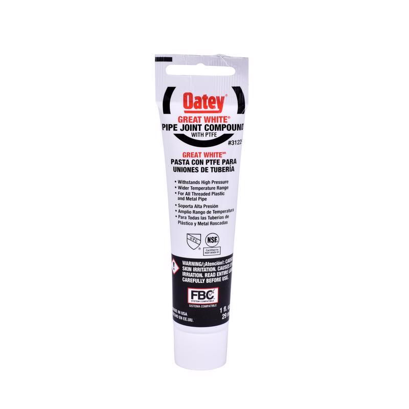 Oatey Great White White Pipe Joint Compound 1 oz