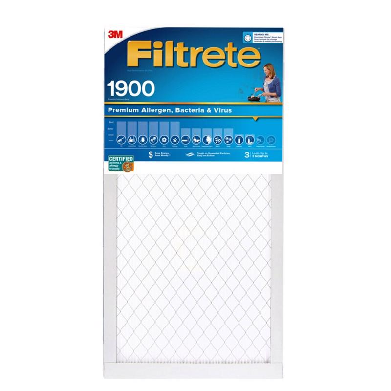 3M Filtrete 14 in. W X 24 in. H X 1 in. D Polypropylene 13 MERV Pleated Allergen Air Filter 1 pk