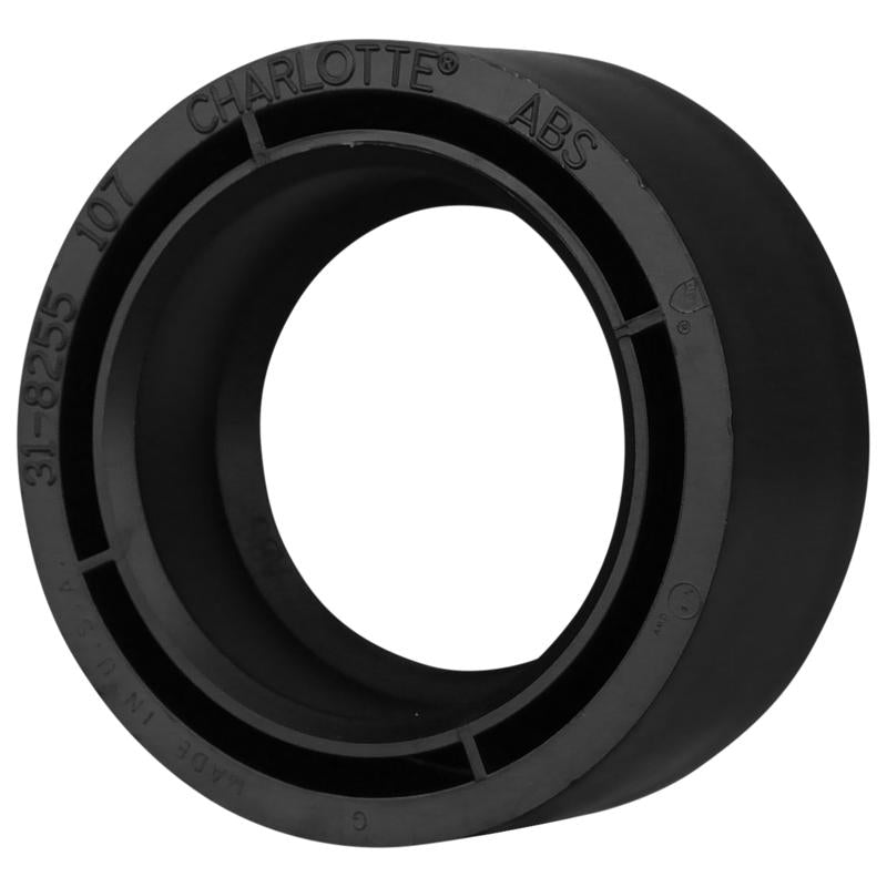 Charlotte Pipe 3 in. Hub X 2 in. D Spigot ABS Flush Bushing