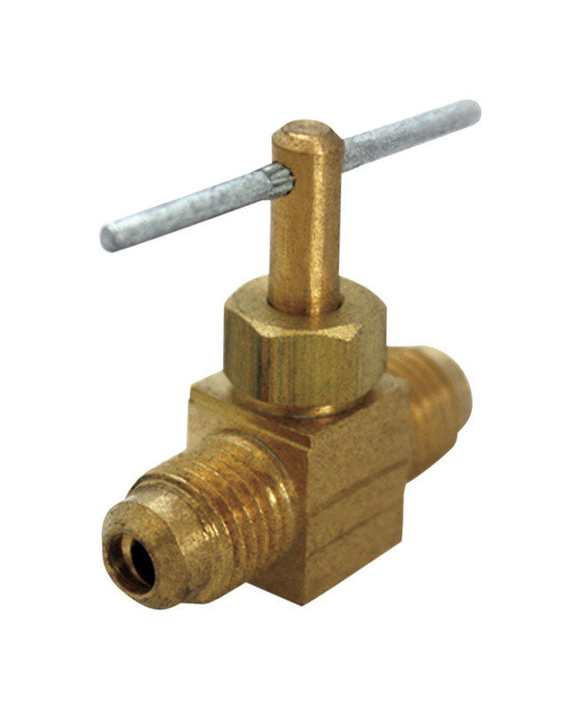 JMF Company 1/4 in. 1/4 in. Brass Needle Valve