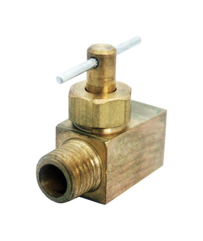JMF Company 1/8 in. 1/8 in. Brass Needle Valve