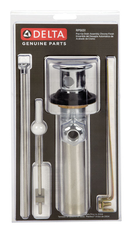 Delta 3 in. Brass Brass Pop-Up Drain Assembly