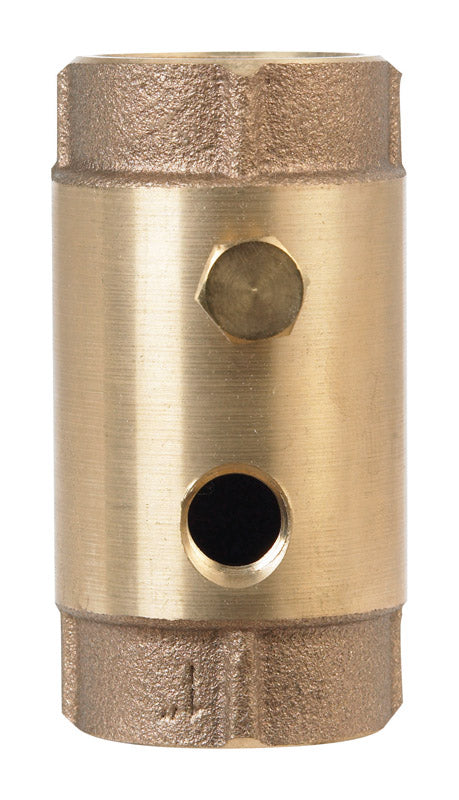 Campbell 1 in. D X 1 in. D Red Brass Spring Loaded Check Valve