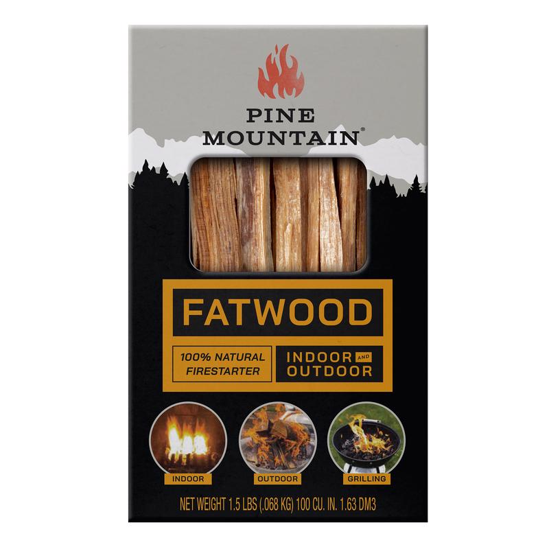 Pine Mountain Starter Stikk Fatwood Fire Starter 30 min 1.5 lb