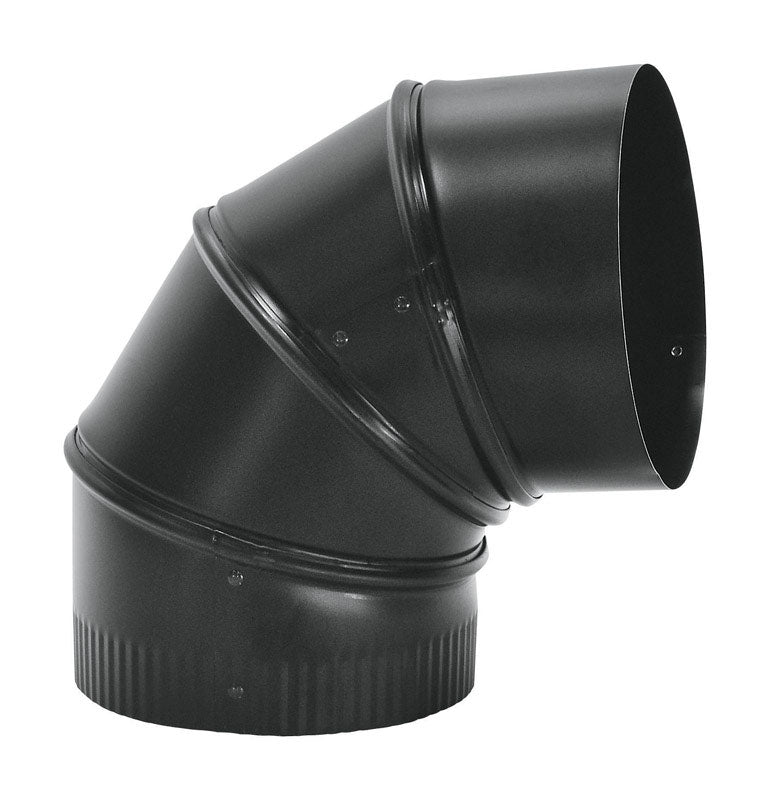 Imperial 6 in. D Steel Stove Pipe Elbow