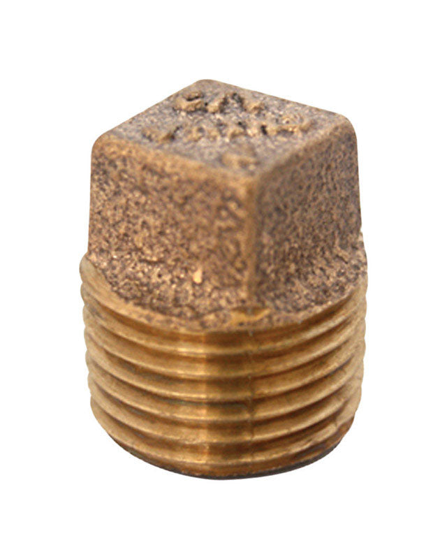 JMF Company 2 in. MPT Male Red Brass Plug