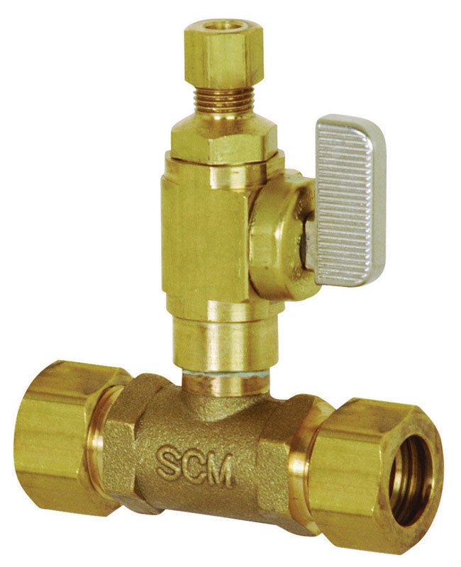 Sioux Chief Add-A-Line 5/8 in. Brass Compression Ball Valve Full Port