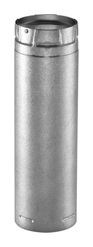 DuraVent PelletVent 4 in. D X 24 in. L Galvanized Steel Double Wall Stove Pipe
