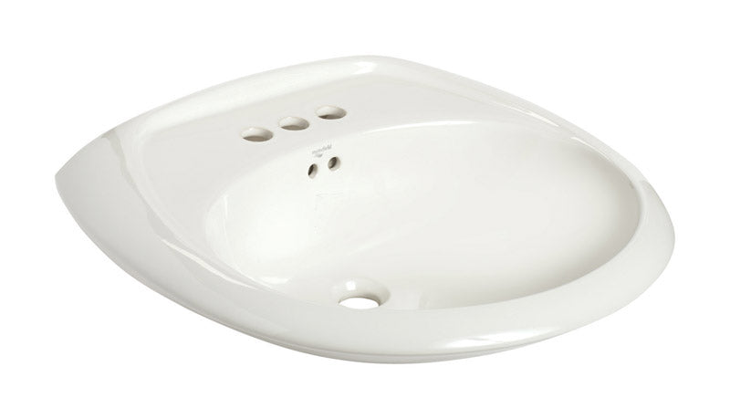 Mansfield Maverick Vitreous China Pedestal Sink