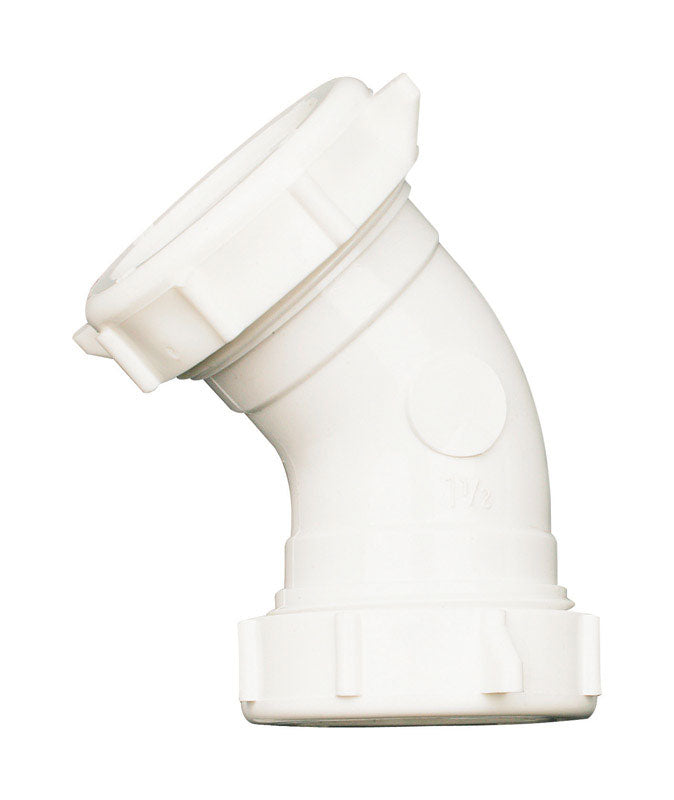 Plumb Pak 1-1/2 in. D Plastic 45 Degree Elbow