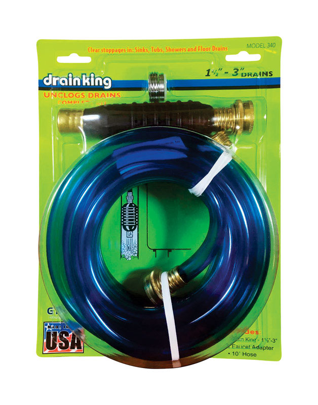 GT Water Products Drain King 0 ft. L Drain Opener