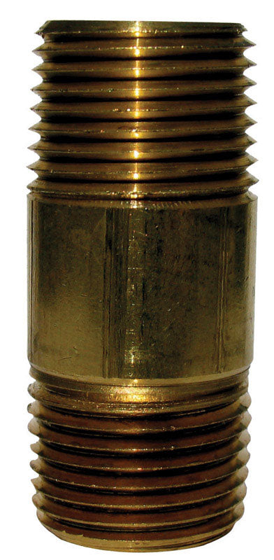 JMF Company 3/4 in. MPT Brass Nipple 3-1/2 in. L