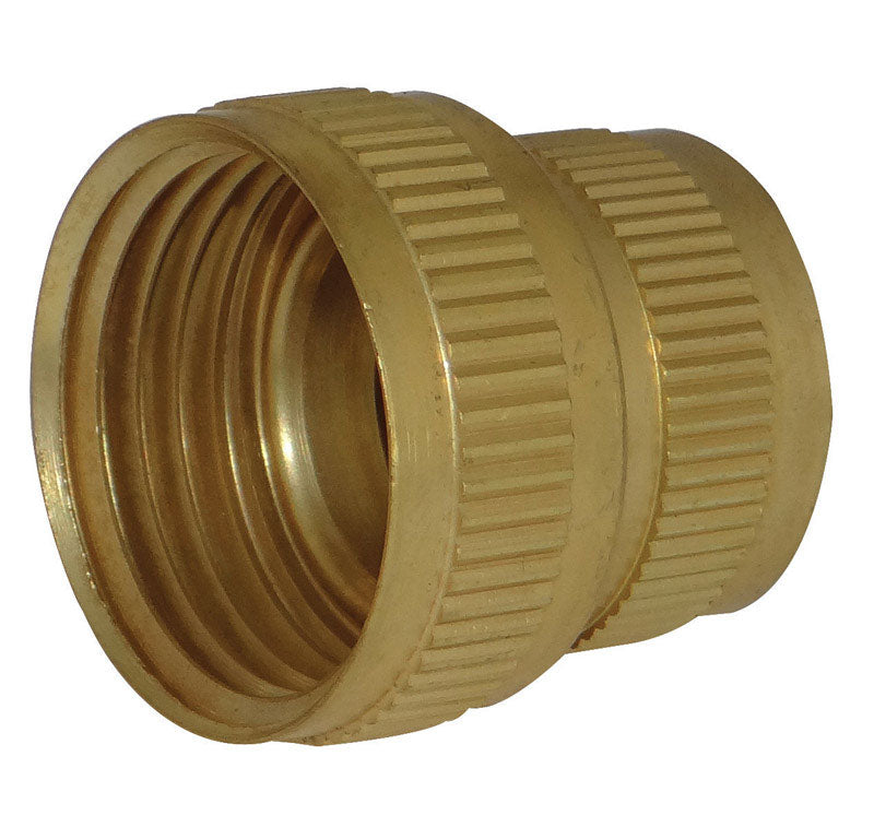 JMF Company Brass 3/4 in. D X 3/4 in. D Hose Adapter 1 pk