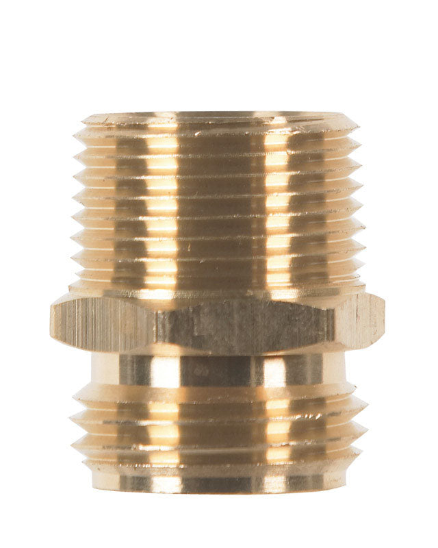 JMF Company Brass 3/4 in. D X 3/4 in. D Hose Adapter 1 pk