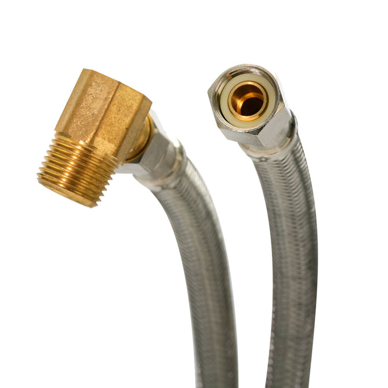 Fluidmaster 3/8 in. Compression X 3/8 in. D Compression 72 in. Stainless Steel Dishwasher Supply Lin