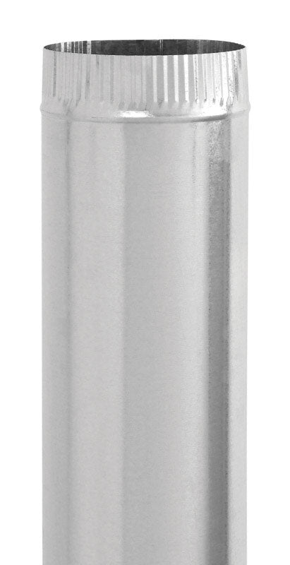 Imperial 4 in. D X 24 in. L Galvanized Steel Furnace Pipe