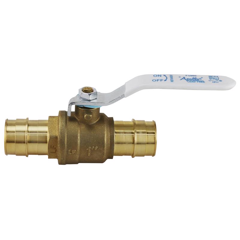 Apollo Expansion PEX A 1 in. Brass Expansion Pex Ball Valve Full Port