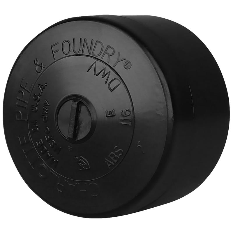Charlotte Pipe 2 in. 2 in. D ABS Cap