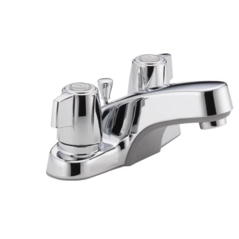 Peerless Chrome Pop-up Bathroom Sink Faucet 4 in.