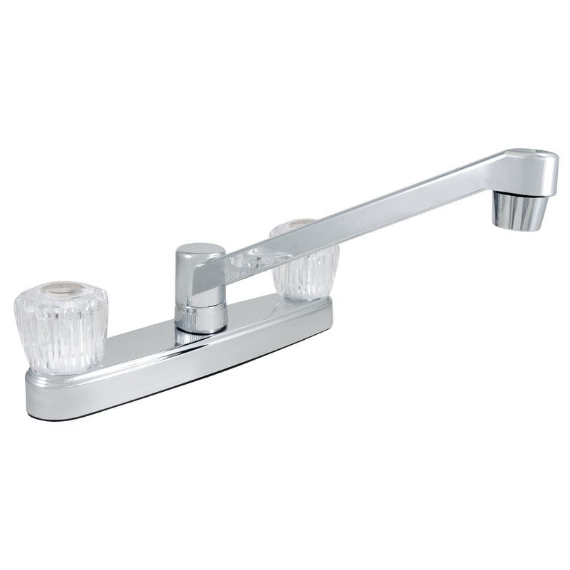 LDR Exquisite Two Handle Chrome Kitchen Faucet